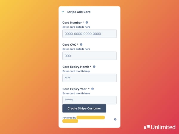 CRM react Card - Right Panel