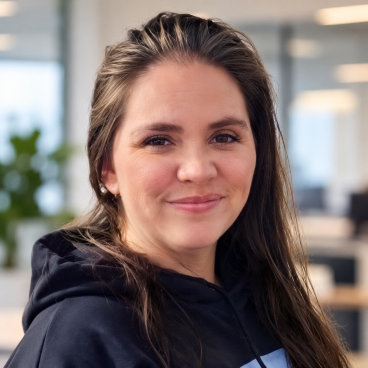 Warm Corporate Office Portrait