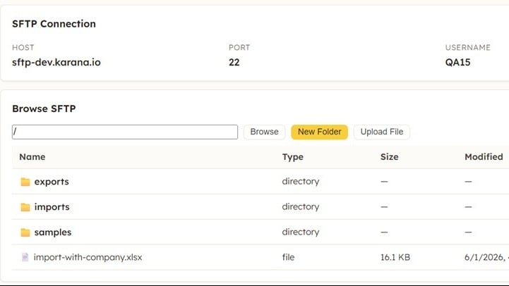 Import/Export Data